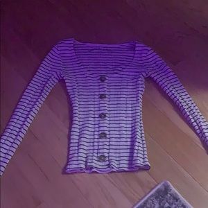 striped long sleeve shirt